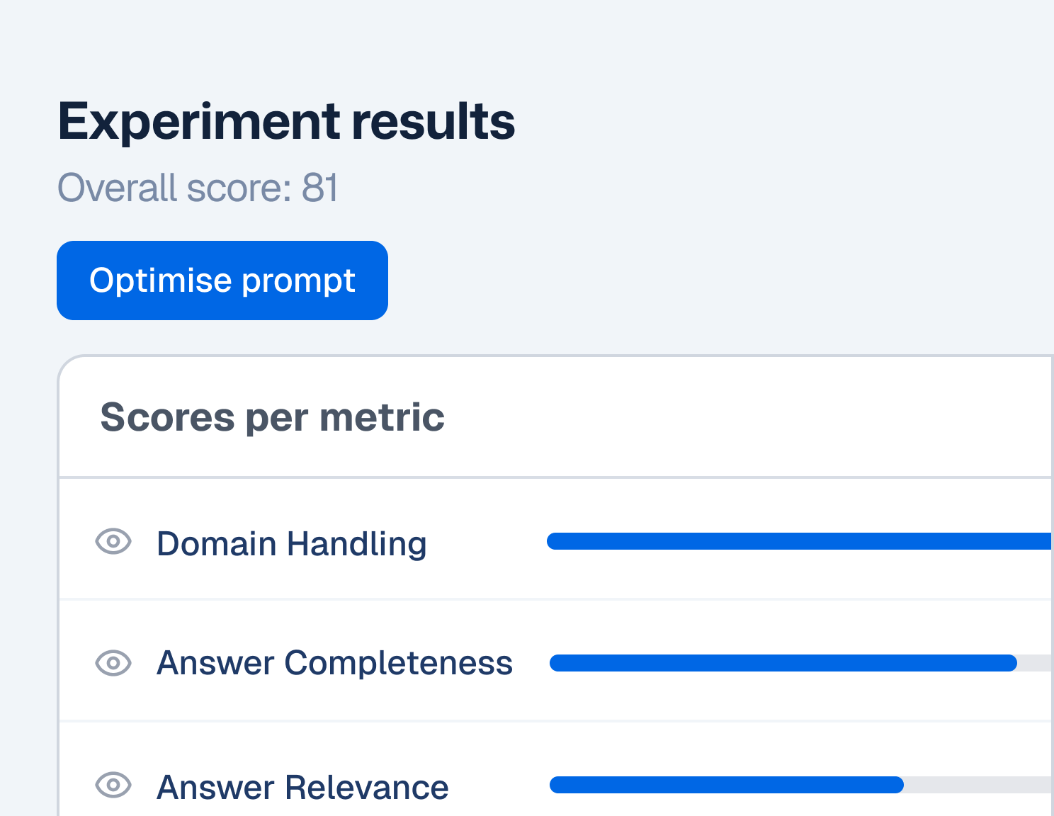 Learn from outcomes and compound value